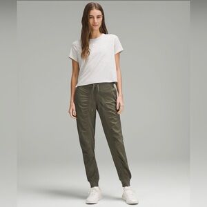 Dance Studio Mid-Rise Jogger - Army Green